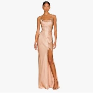 SHONA JOY LA LUNE BIAS COWL NECK MAXI DRESS‎ 4